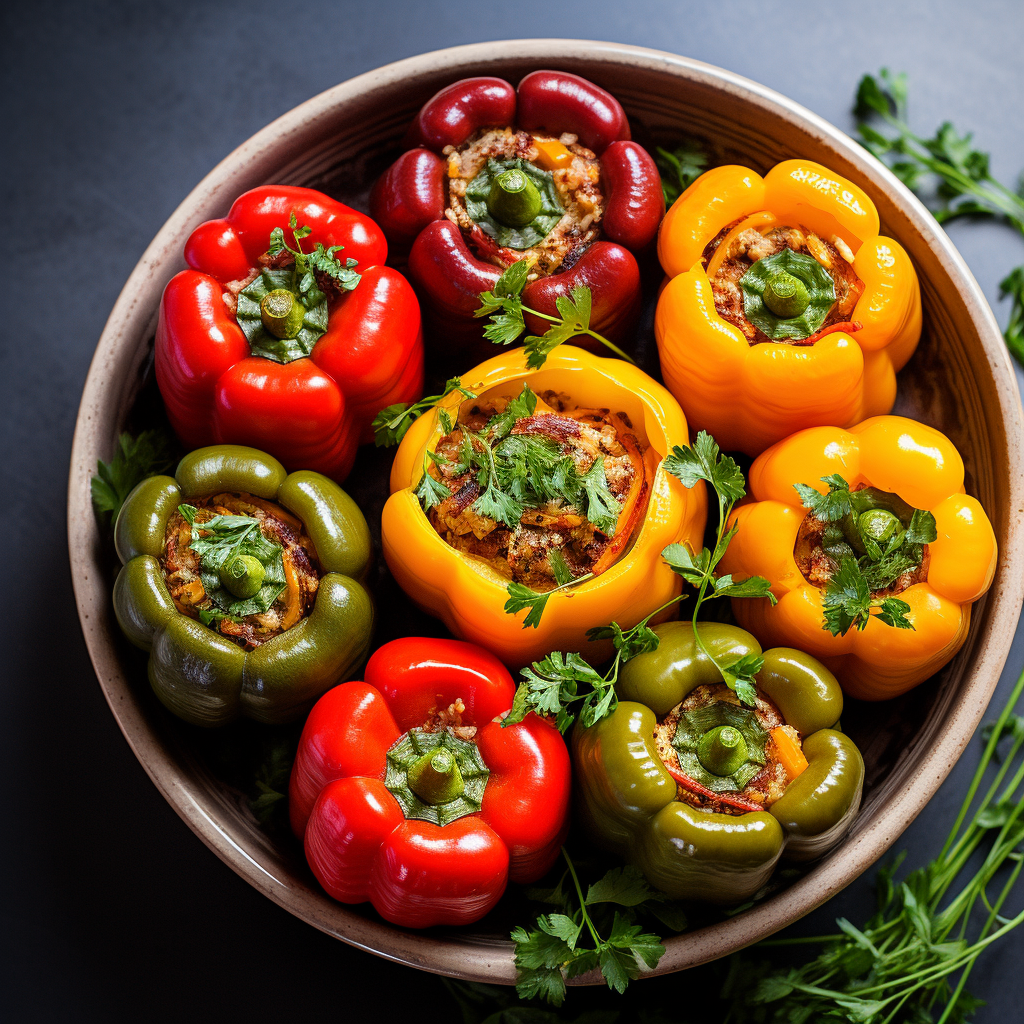 Cozy Ground Turkey Stuffed Peppers: A Hearty Family Meal | Kerry Cooks