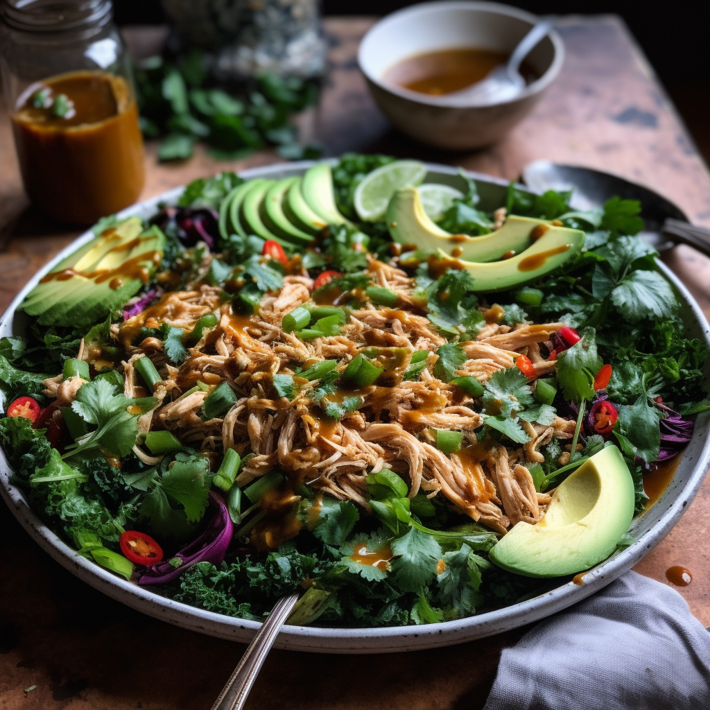Chinese Chicken Salad With A Zesty Chipotle Twist | Kerry Cooks