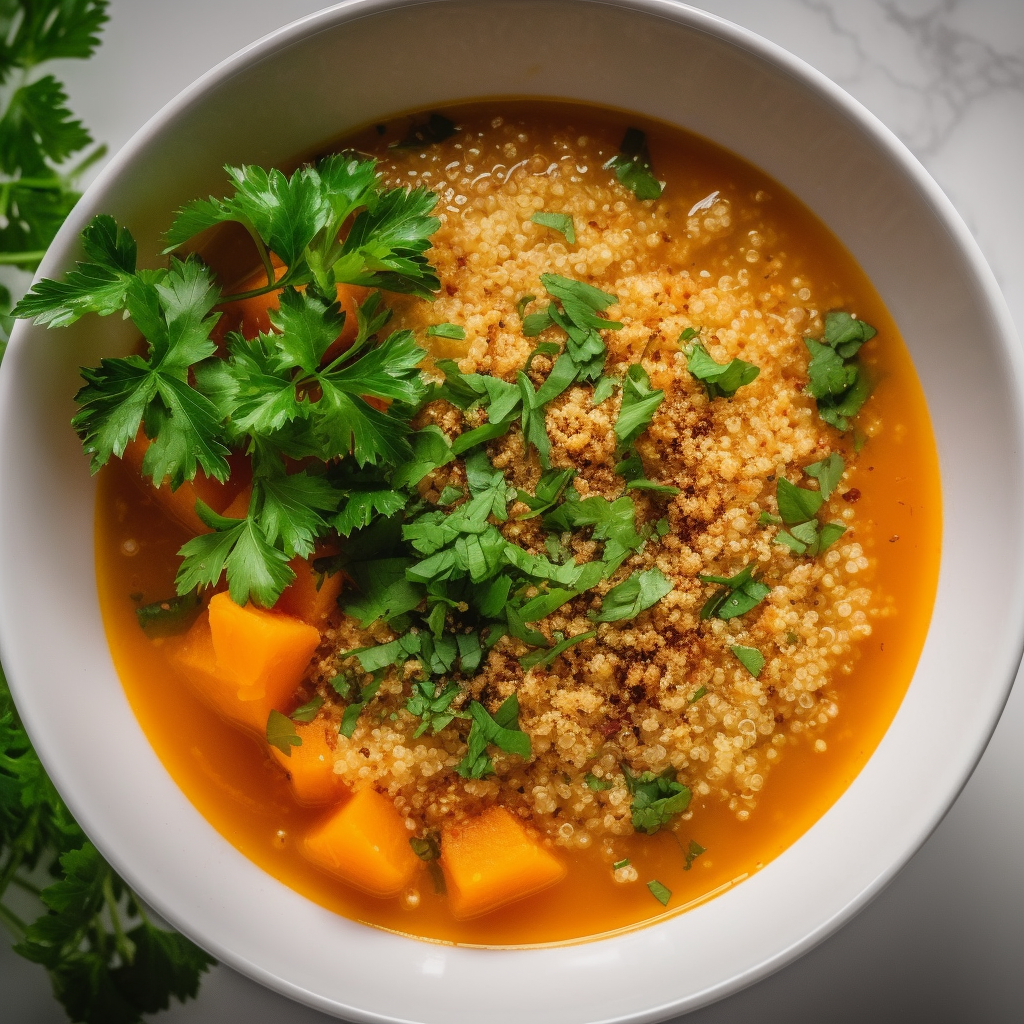 Cozy Roasted Sweet Potato And Quinoa Soup: A Heartwarming Recipe | Kerry Cooks