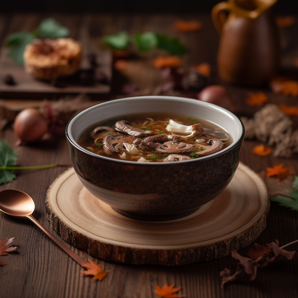 Cozy Hearty Beef And Mushroom Soup For Fall Evenings | Kerry Cooks