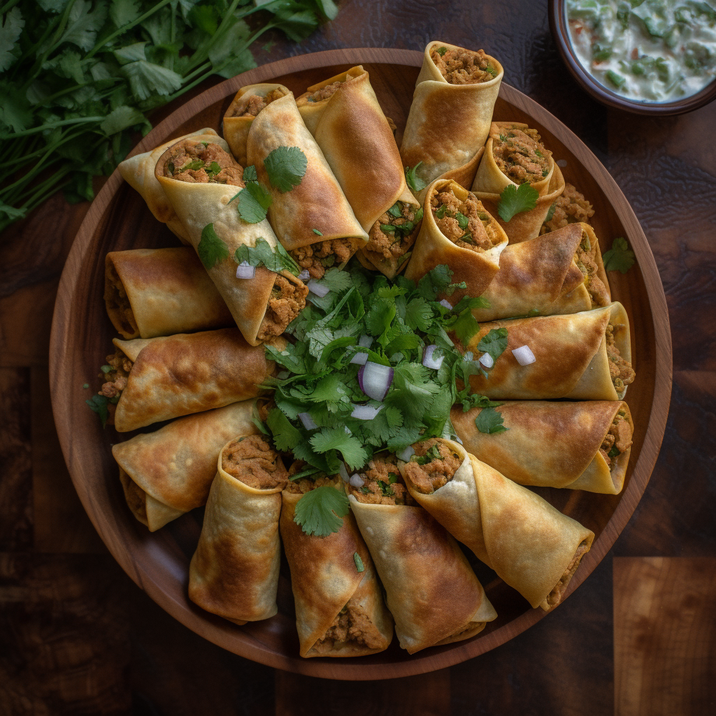 Crunchy Taco Egg Rolls: A Fusion Delight | Kerry Cooks