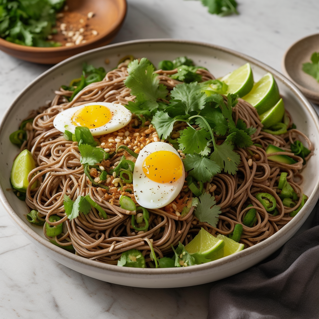 Refreshing Cold Soba Noodles - A Quick & Healthy Dinner Option | Kerry Cooks