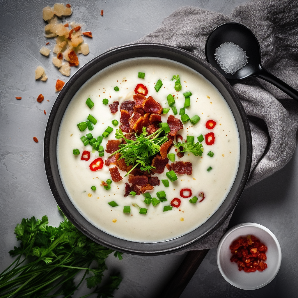 Cozy Potato Soup With Sun-Dried Tomato And Ham | Kerry Cooks