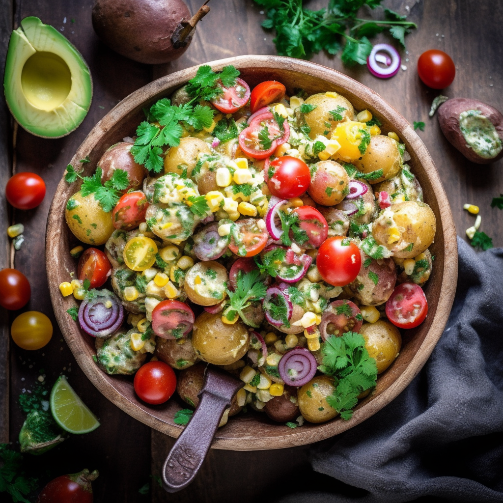 Delicious Mexican Potato Salad For Festive Occasions | Kerry Cooks