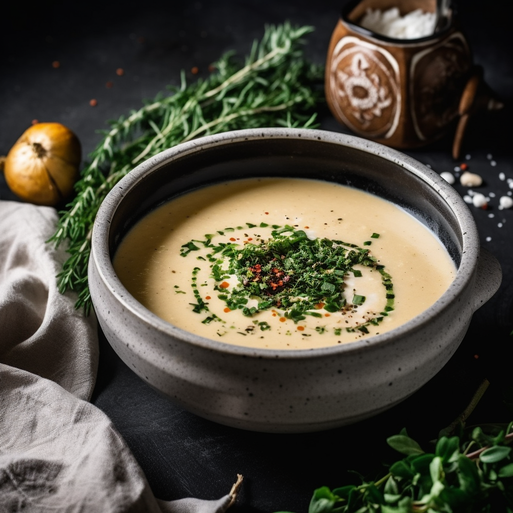 Creamy Hummus Soup - Vegan & Gluten-Free Comfort | Kerry Cooks