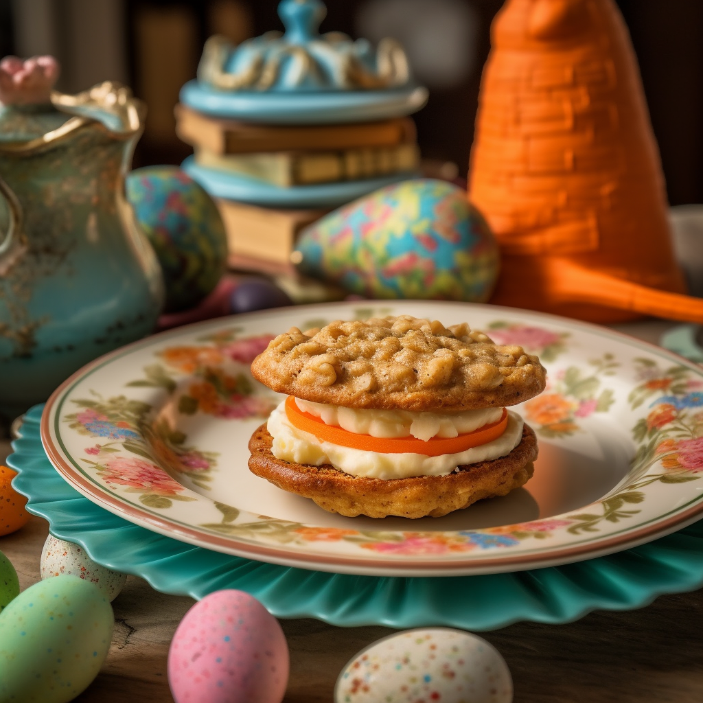 Heavenly Carrot Cake Cookie Sandwiches Perfect For Easter | Kerry Cooks
