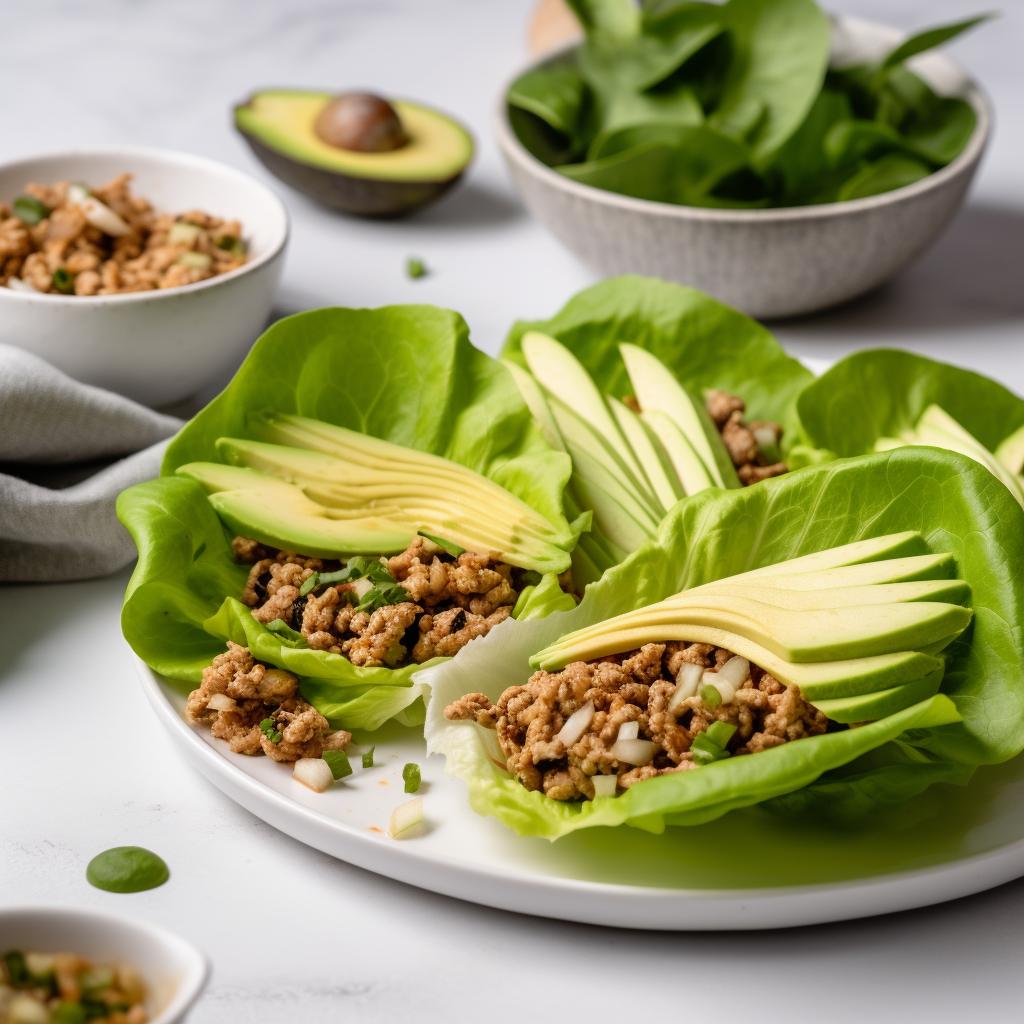 Juicy Spiced Turkey Lettuce Wraps With A Crunchy Twist | Kerry Cooks