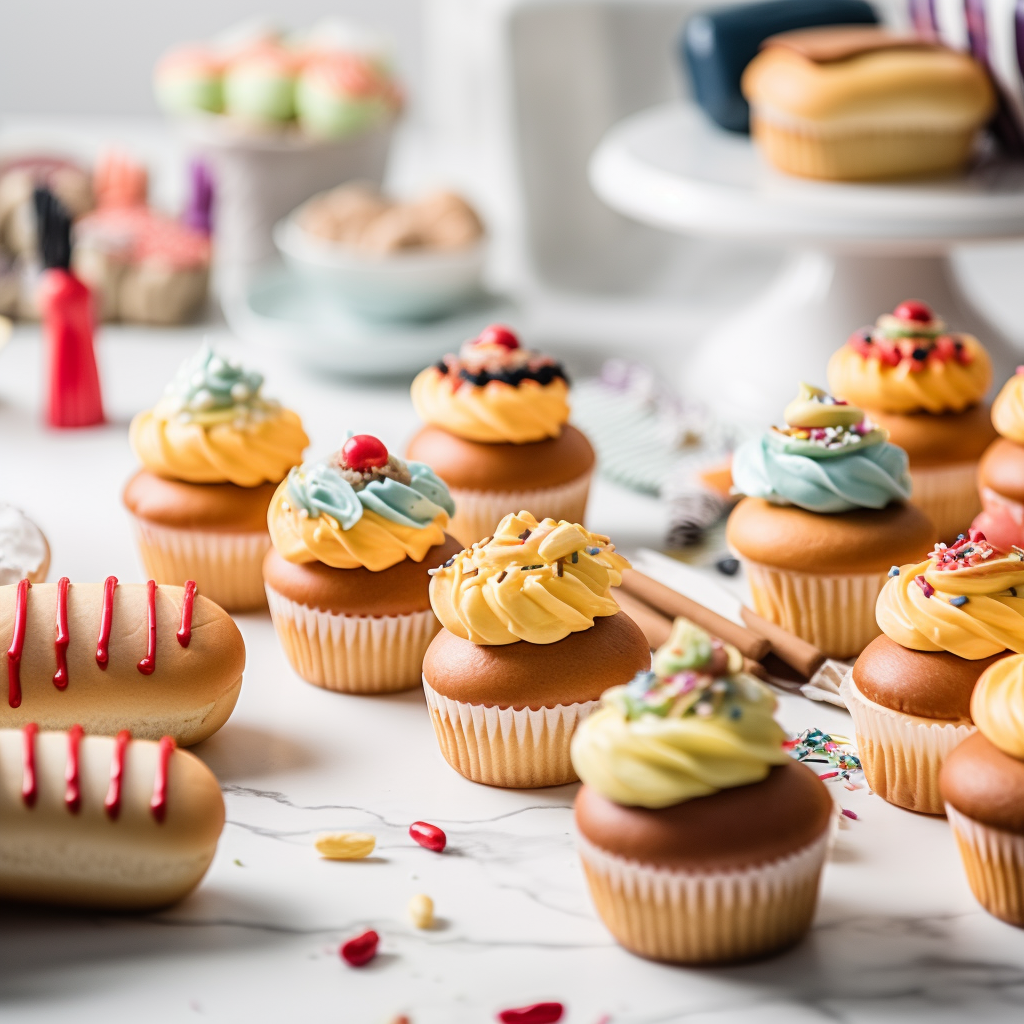 Celebrate National Hotdog Day With Adorable Hotdog Cupcakes | Kerry Cooks